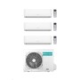 Hisense Climatizzatore Trial Split Hi Comfort 9+9+12 con 3AMW52U4RJA Inverter Wi-Fi R-32 Classe A++