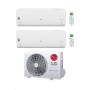 LG Climatizzatore DualSplit Libero Smart 12+12 con MU2R17.U13 Inverter R-32 Wi-Fi Classe A++