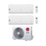 LG Climatizzatore DualSplit Libero Smart 12+12 con MU2R17.U13 Inverter R-32 Wi-Fi Classe A++