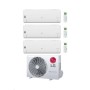 LG Climatizzatore TrialSplit Libero Smart 9+9+9 con MU4R25.U22 Inverter R-32 Wi-Fi Classe A++