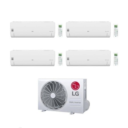 LG Climatizzatore QuadriSplit Libero Smart 7+7+7+9 con MU4R25.U22 Inverter R-32 Wi-Fi Classe A++