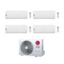 LG Climatizzatore QuadriSplit Libero Smart 7+9+9+9 con MU5R30.U42 Inverter R-32 Wi-Fi Classe A++