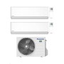 Panasonic Climatizzatore Dual Split Etherea White 9+9 con CU-2Z50TBE Inverter R-32 Wi-FI Classe A++