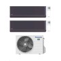 Panasonic Climatizzatore Dual Split Etherea Dark 9+9 con CU-2Z35TBE Inverter R-32 Wi-Fi Classe A++