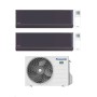 Panasonic Climatizzatore Dual Split Etherea Dark 9+9 con CU-2Z41TBE Inverter R-32 Wi-Fi Classe A++