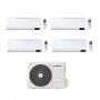 Samsung Climatizzatore Quadri Split Cebu 9+12+12+12 con AJ100TXJ5KG/EU Inverter Wi-Fi Classe A++