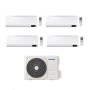 Samsung Climatizzatore Quadri Split Cebu 9+12+12+12 con AJ100TXJ5KG/EU Inverter Wi-Fi Classe A++