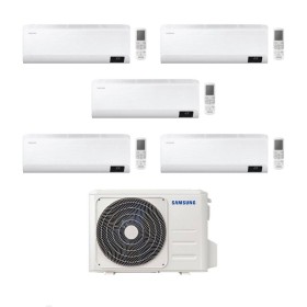 Samsung Climatizzatore Penta Split Cebu 7+9+9+9+9 con AJ100TXJ5KG/EU Inverter Wi-Fi Classe A++