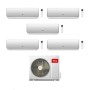 TCL Climatizzatore Inverter Penta Split Elite F2 serie SN F2S0 9+9+12+12+18 con MT4250 Wi-Fi R-32 Classe A++
