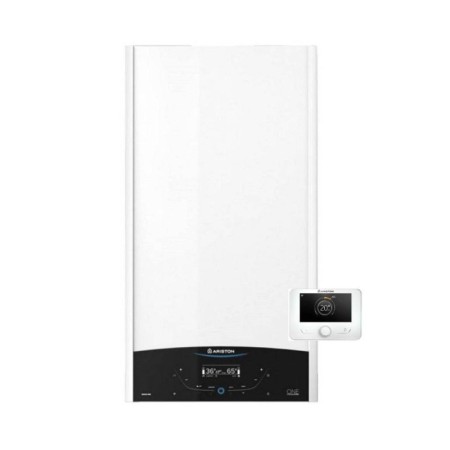 Ariston Caldaia a Condensazione Genus One+ Net 35 kW Metano/Gpl Wi-Fi Completa Di Kit Fumi Classe A+