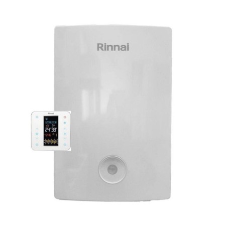 Rinnai Caldaia a Condensazione Momiji 34 kW con Cronotermostato Wi-Fi GPL Low NOx REB-KAI3135FF-LPG con Kit Scarico Fumi