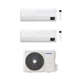 Samsung Climatizzatore Dual Split Windfree Elite 7 + 7 con AJ040TXJ2KG/EU Inverter R-32 Wi-Fi Classe A+++