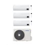 Samsung Climatizzatore Trial Split Windfree Elite 9+9+12 con AJ080TXJ4KG/EU Inverter R-32 Wi-Fi Classe A+++