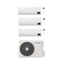 Samsung Climatizzatore Trial Split Windfree Elite 9+9+12 con AJ080TXJ4KG/EU Inverter R-32 Wi-Fi Classe A+++