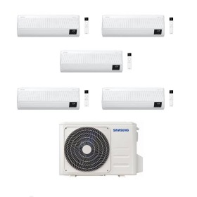 Samsung Climatizzatore Penta Split Windfree Elite 7+7+7+12+12 con AJ100TXJ5KG/EU Inverter R-32 Wi-Fi Classe A+++