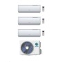 Sendo Climatizzatore Trial Split AEOLOS 9+9+9 con SFM-27OU3-AU2 R-32 Inverter Wi-Fi Optional Classe A++