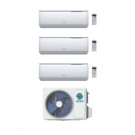 Sendo Climatizzatore Trial Split AEOLOS 9+12+12 con SFM-27OU3-AU2 R-32 Inverter Wi-Fi Optional Classe A++