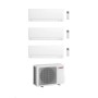 Mitsubishi Climatizzatore Trial Split Linea Plus MSZ-AY VGK 9+12+15 con MXZ-3F68VF Inverter R-32 Wi-Fi Classe A++