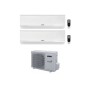 Aermec Climatizzatore Condizionatore Dual Split SPG 9+12 con MPG420 R-32 Inverter Wi-Fi Optional Classe A++