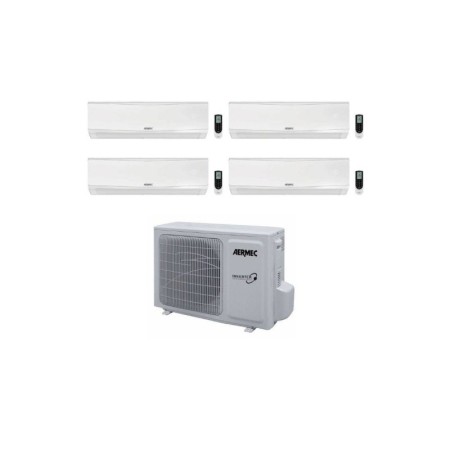 Aermec Climatizzatore Condizionatore Quadri Split SPG 9+9+9+9 con MPG840 R-32 Inverter Wi-Fi Optional Classe A++