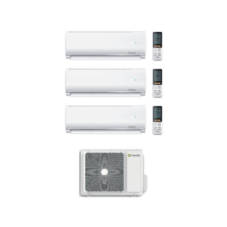 Beretta Climatizzatore Trial split Breva E 9+9+9 con EX18000-3 R-32 Inverter Wi-Fi Optional Classe A++