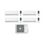 Beretta Climatizzatore Quadri split Breva E 9+9+9+9 con EX24000-4 R-32 Inverter Wi-Fi Optional Classe A++