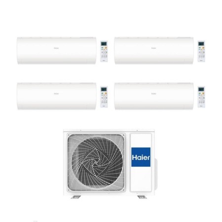 Haier Climatizzatore Quadrisplit Pearl 9+9+9+12 con 4U75S2SR5FA Inverter R-32 Wi-Fi Classe A++/A+