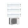 Mitsubishi Climatizzatore Trial Split Kirigamine MSZ-LN Bianco 9+9+18 con MXZ-3F54VF4 Inverter R-32 Wi-Fi Classe A+++