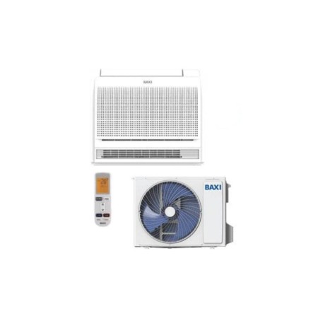 Baxi Climatizzatore Condizionatore Monosplit a Console RZGNP 12000 btu R 32 WIFI Optional Inverter Classe A++/A+