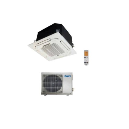 Baxi Climatizzatore Condizionatore Monosplit a Cassetta RZ2GBK 18000 btu 60x60 Inverter R-32 Wi-Fi Optional Classe A++/A+