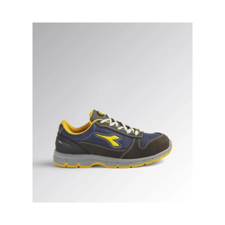 Diadora Utility Scarpe Antinfortunistiche Run Low S3 SRC ESD - Adulto - Grigio Castello/Blu Insegna - Tagl. 44 EU