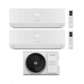 Bosch Climatizzatore Dual Split Climate 4000i 9+9 con 5000M 41/2 E Inverter R 32 Wi-Fi Incluso Classe A++