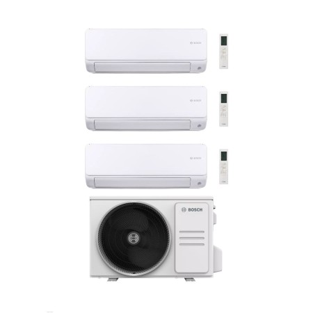 Bosch Climatizzatore Trial Split Climate 6000i 9+9+9 con 5000M 62/3 E Inverter R 32 Wi-Fi Optional Classe A++