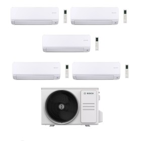 Bosch Climatizzatore Penta Split Climate 6000i 9+9+9+9+9 con 5000M 125/5 E Inverter R 32 Wi-Fi Incluso Classe A+++