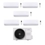 Bosch Climatizzatore Penta Split Climate 6000i 9+9+9+9+12 con 5000M 125/5 E Inverter R 32 Wi-Fi Incluso Classe A+++