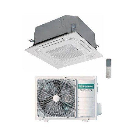 Hisense Climatizzatore Monosplit a Cassetta 4 vie 18000 btu ACT52UR4RCC8 Inverter R-32 Classe A++