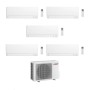 Mitsubishi Climatizzatore Penta Split Linea Plus MSZ-AY VGK 9+9+9+9+18 con MXZ-5F102VF Inverter R-32 Wi-Fi Classe A++