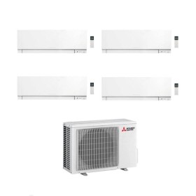 Mitsubishi Climatizzatore Quadri Split Kirigamine Zen MSZ-EF Bianco 9+9+9+18 con MXZ-4F80VF Inverter R32 WiFi Classe A++