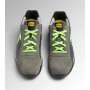 Scarpe da lavoro Diadora Utility Glove MDS Text Low S1PS FO HRO SR - Grigio Carbone / Verde Fluo 41 EU, vista frontale.