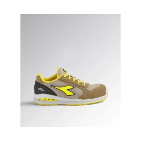 Diadora Utility Scarpe Antinfortunistiche Run Net Airbox Low S1P SRC - Mrrn Osso/Gr Roccia Lunare, Taglia 40 EU, vista laterale.