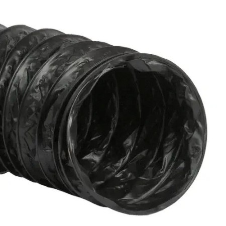 GV CLIM Tubo Flessibile PVC Nero AF 146 Ø 203 mm - 10 Metri