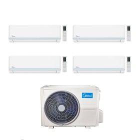 Midea Climatizzatore Quadri Split serie Evolution 12+12+12+12 con M5OE-42HFN8-Q Inverter R 32 Wi-Fi Classe A++
