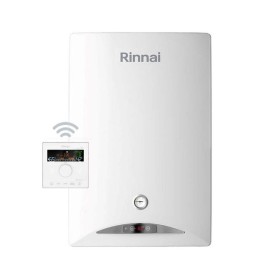 Rinnai Caldaia a Condensazione Zen 24 kW Metano WI-FI low NOx con Kit Scarico Fumi