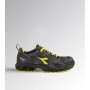 Diadora Utility Scarpe Antinfortunistiche Shark Stable Impact Low S3S FO SR SC ESD - Nero/Grigio, Taglia 43 EU, vista laterale.