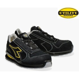 Diadora Utility Scarpe Antinfortunistiche RUN NET AIRBOX QUICK LOW S3 SRC - Adulto - Nero/Nero - 41 EU