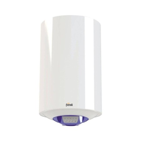 Ferroli Scaldabagno Elettrico Termo Calypso 100/2 Verticale Attacco Sinistro 100 Litri 2 Anni di Garanzia