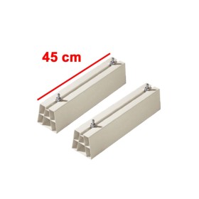 TECNOGAS Supporti a Pavimento per Condizionatori con Base in PVC 45 CM  per Climatizzatori Con Stabilità e Resistenza