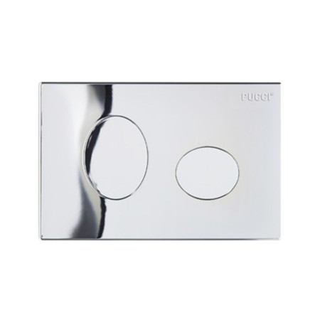 Pucci Placca Eco Ellisse Ad Incasso Cromata  280x180mm