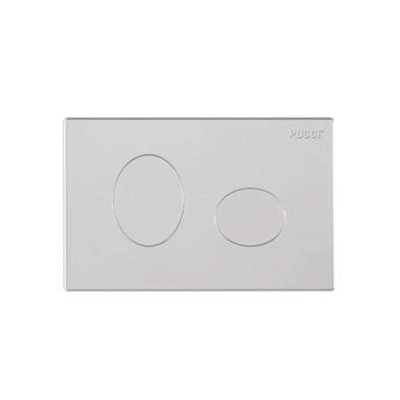 Pucci Placca Eco Ellisse Ad Incasso Bianca Satinata 280x180mm