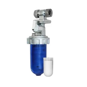 IDROTEC Filtro Acqua Anticalcare Dosatore di Polifosfati Dosatec Blu 300 Attacchi 1/2"-1/2" + Ricarica Di Polifosfati